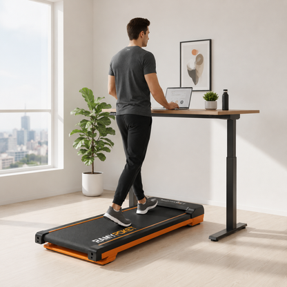 Tapis de Marche Pliable et Inclinable 9% - Moteur Silencieux 2.5HP, Vitesse 1-8 km/h, Charge Max 130kg