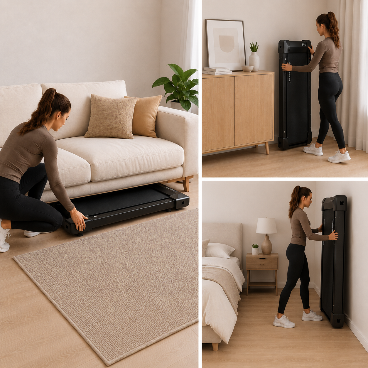 Tapis roulant Superun Walking Pad 2,2 HP - Compact et Portable pour la Maison
