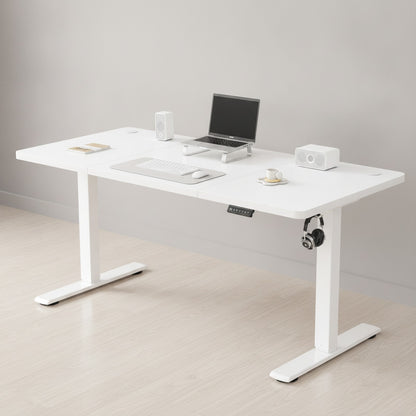 Bureau réglable en hauteur Devoko avec prise USB - Électrique, plusieurs tailles disponibles