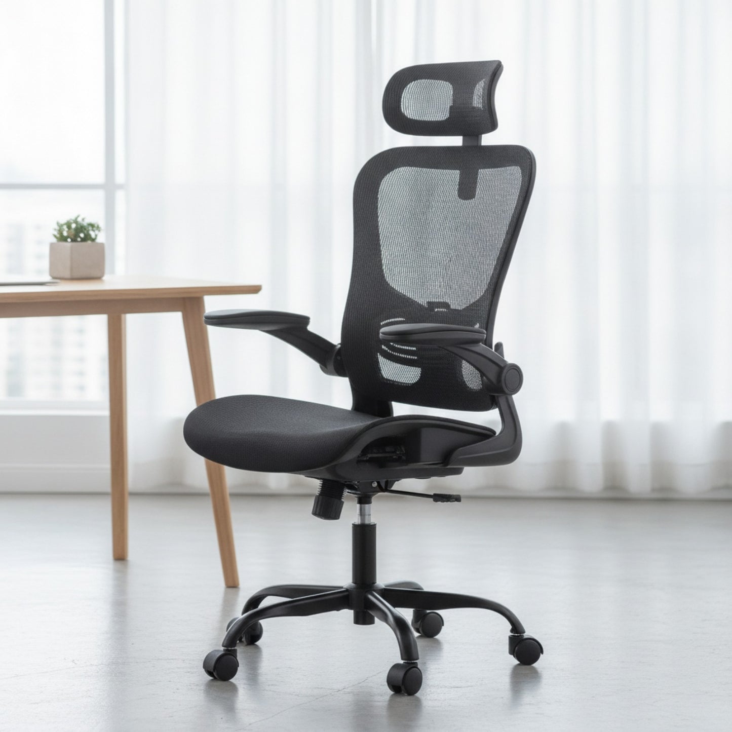 Chaise de bureau ergonomique GTPLAYER avec appui-tête réglable et fonction d'inclinaison