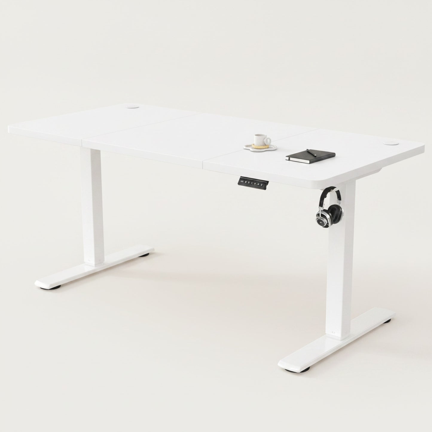 Bureau réglable en hauteur Devoko avec prise USB et réglage électrique - Expédition depuis la France