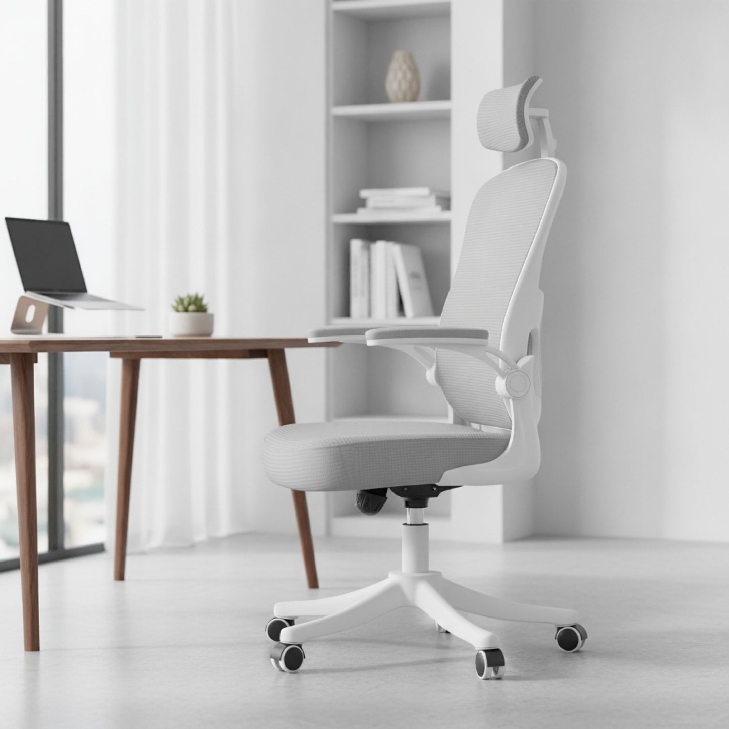 Chaise de bureau ergonomique GartistGO - Maille respirante, accoudoirs réglables, appui-tête et soutien lombaire
