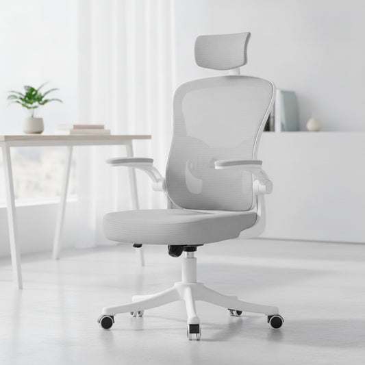 Chaise de bureau ergonomique GartistGO - Maille respirante, accoudoirs réglables, appui-tête et soutien lombaire