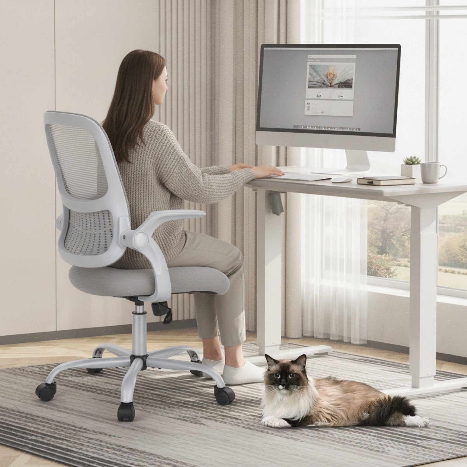 Chaise de Bureau Ergonomique JIAN - Confort et Style pour Votre Espace de Travail