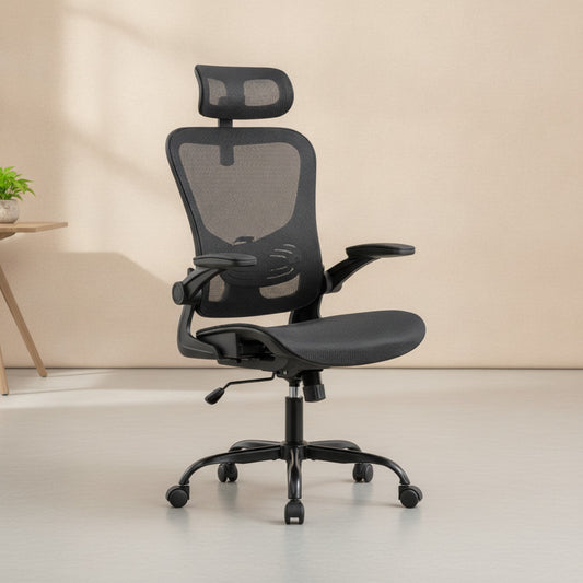 Chaise de bureau ergonomique GTPLAYER avec appui-tête réglable et fonction d'inclinaison